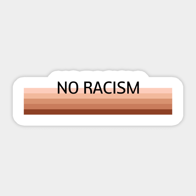 No Racism Sticker by noneofthem